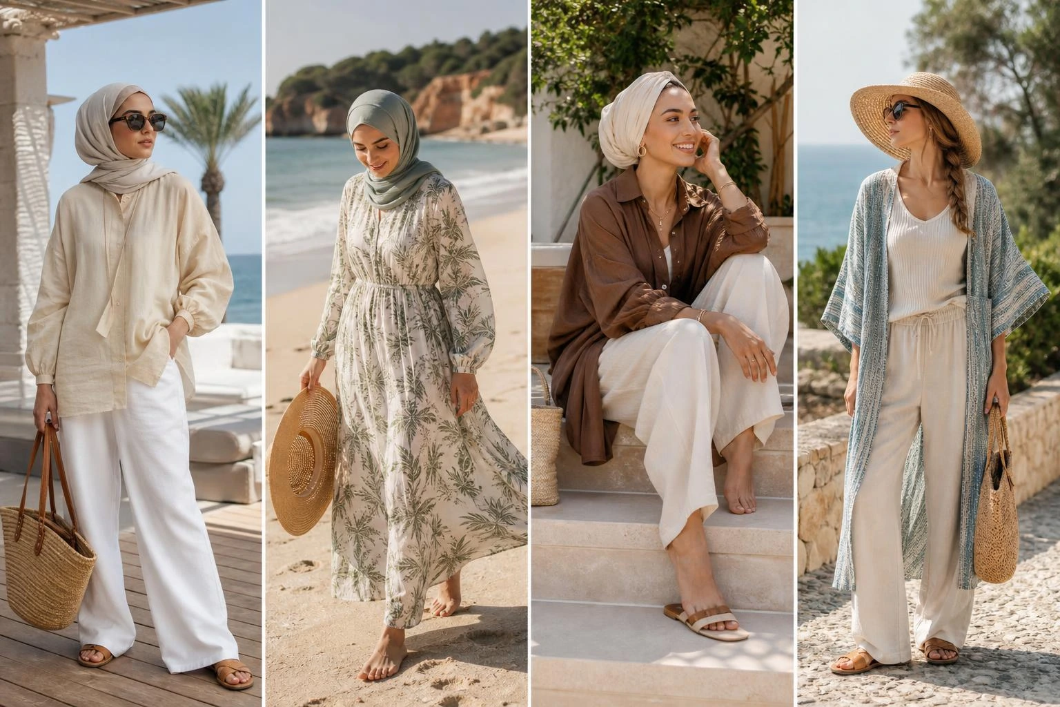 modest beach outfit ideas