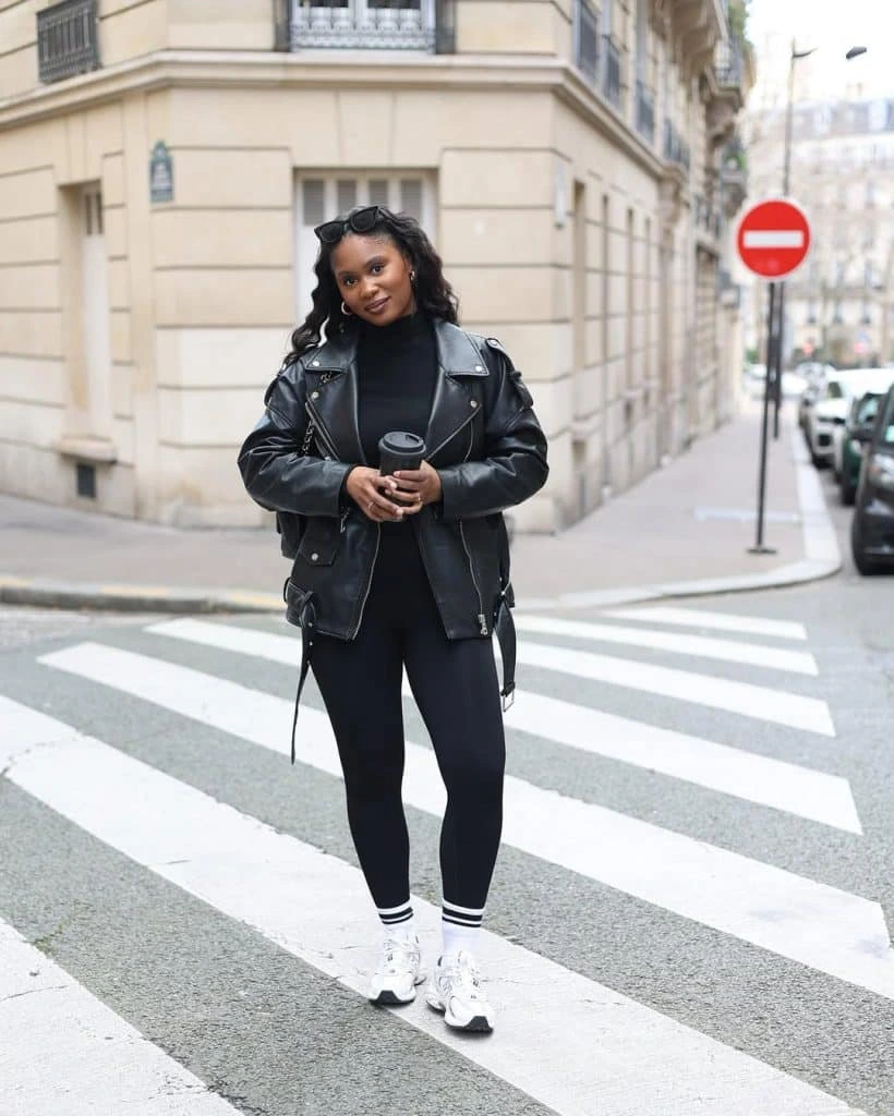 4- A Textured Leather Jacket