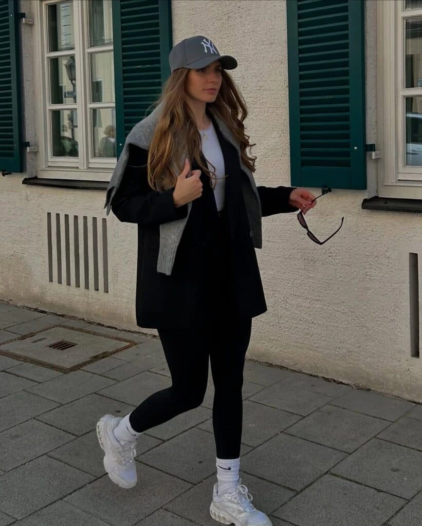 3- All-Black Layers with Knitwear