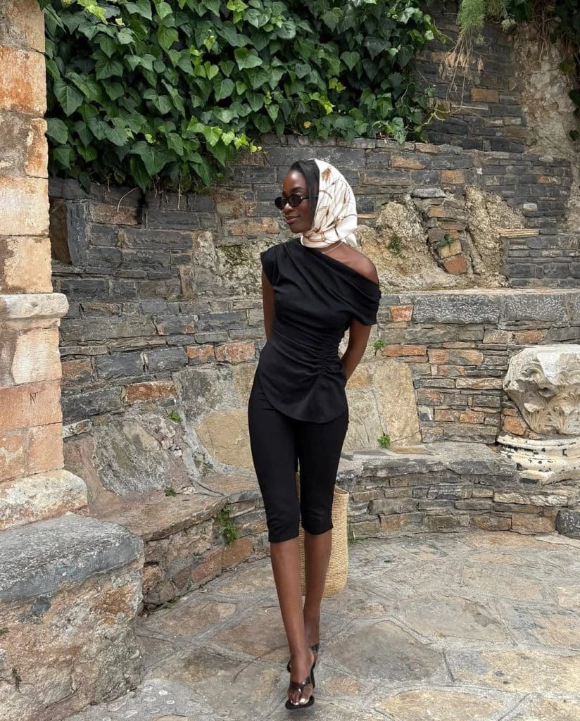 11- All Black with a Headscarf
