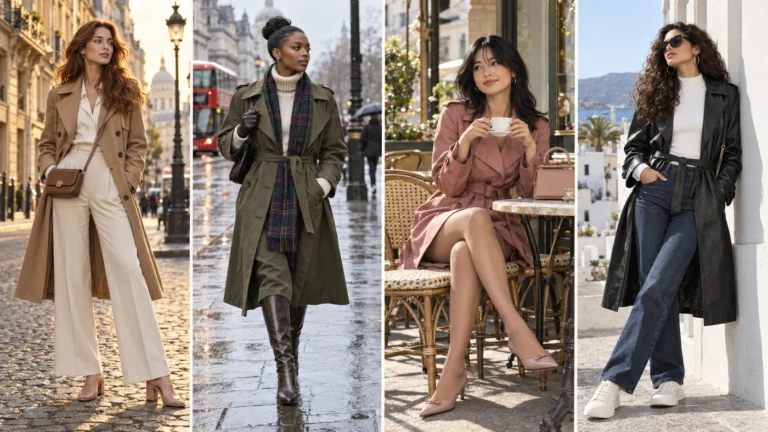 Belted Trench Coat Outfit