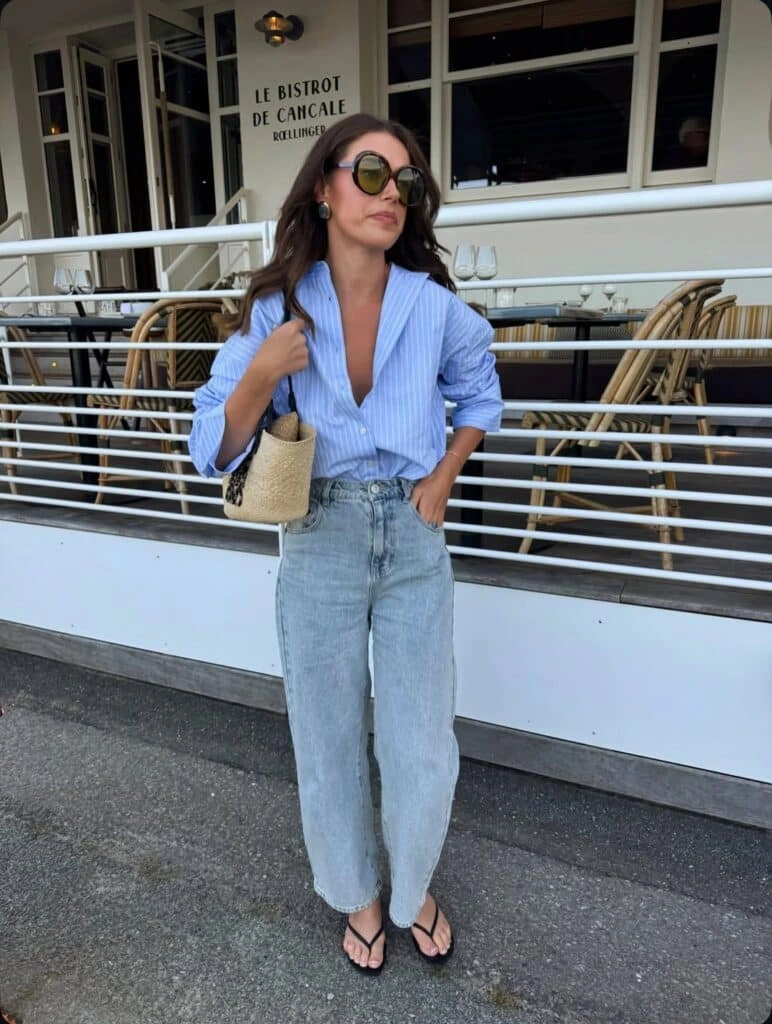 12- Blue Stripes and Faded Denim