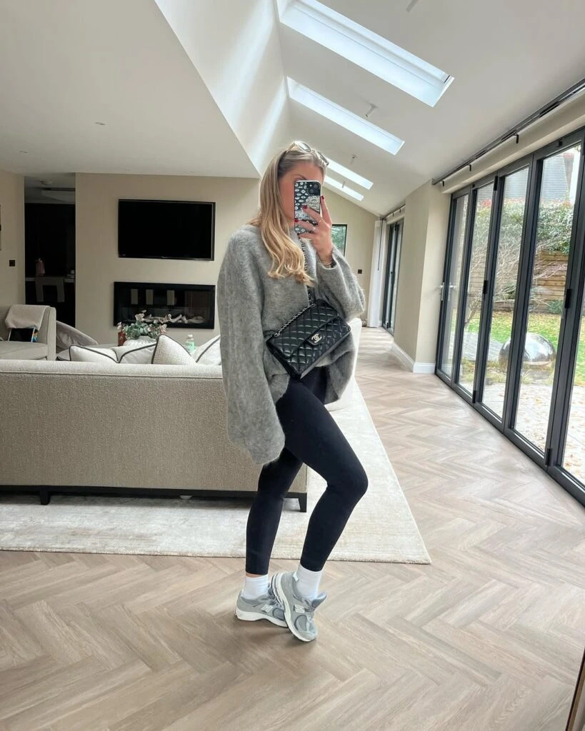 5- Chunky Knit and Dad Sneakers