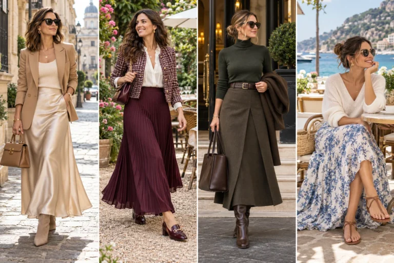 13 Long Skirt Outfit Ideas That Make Getting Dressed Easier