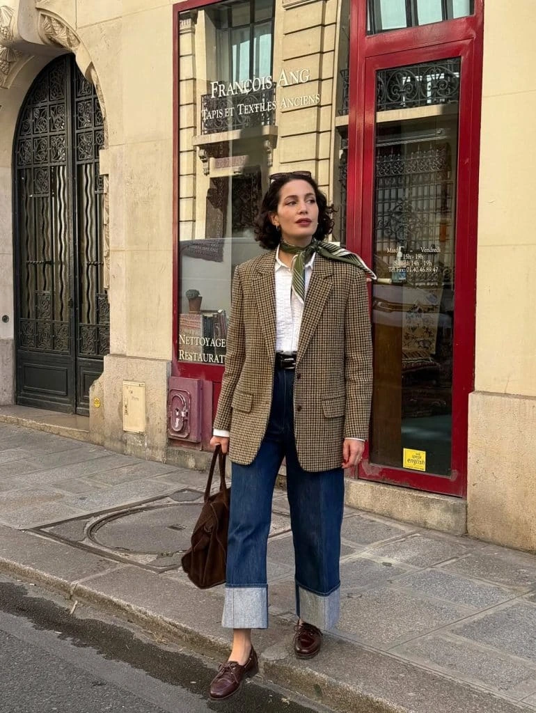 3- Heritage Layers with a Silk Scarf