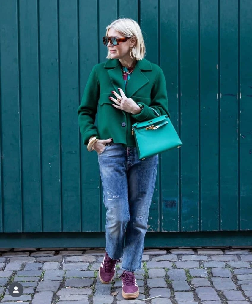7- Jewel Tones Instead of Head-to-Toe Black