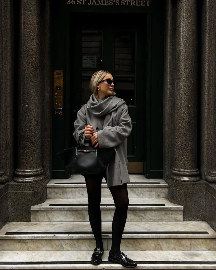 11- Layer a Cozy Coat Over Everyday Basics