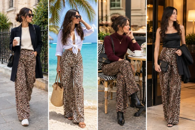 15 Leopard Print Pants Outfits That Make Every Day Look Better