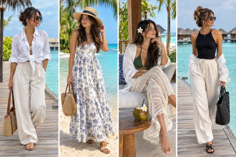 15 Maldives Outfit Ideas for Beach Days, Sunset Drinks and Resort Dinners