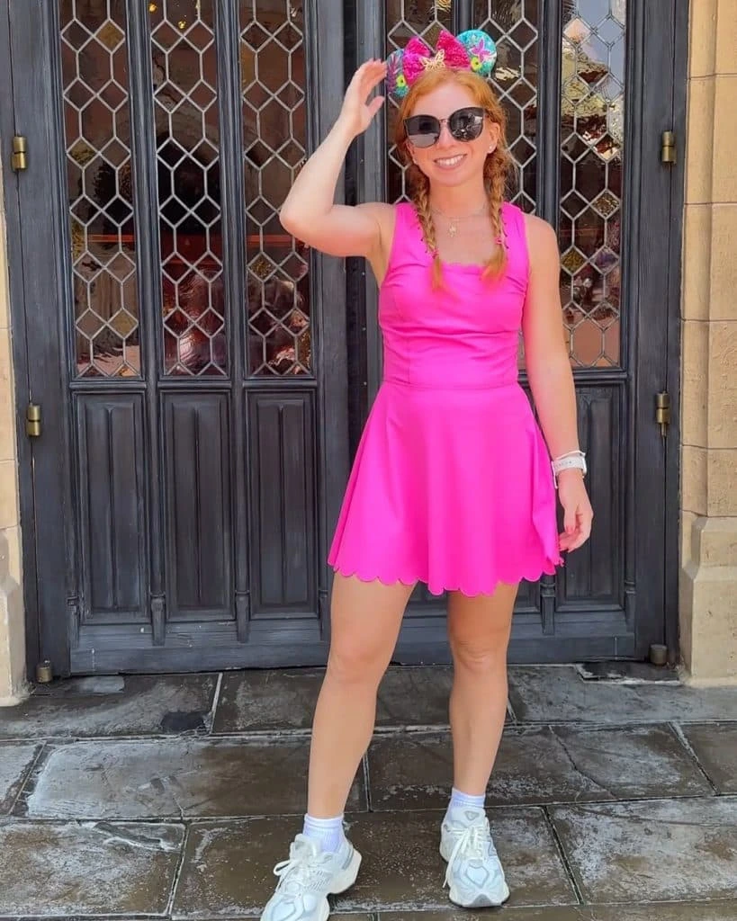 12- Mini Dress with Sneakers