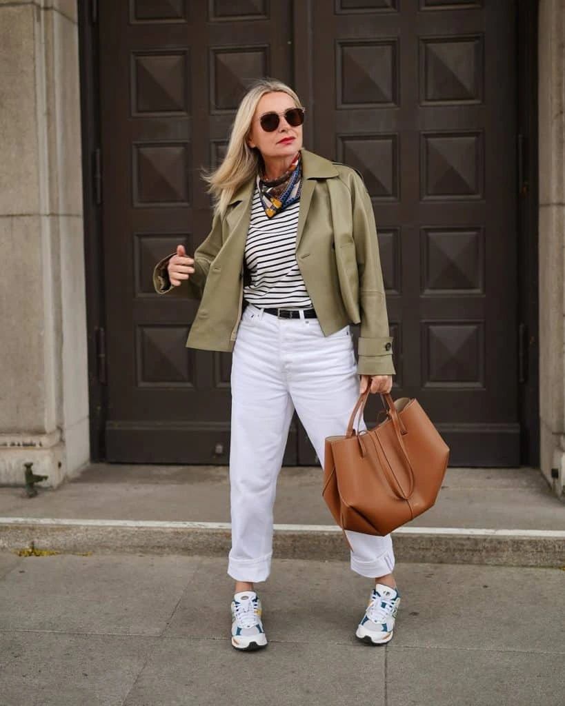 6- Relaxed Denim with a Statement Blazer
