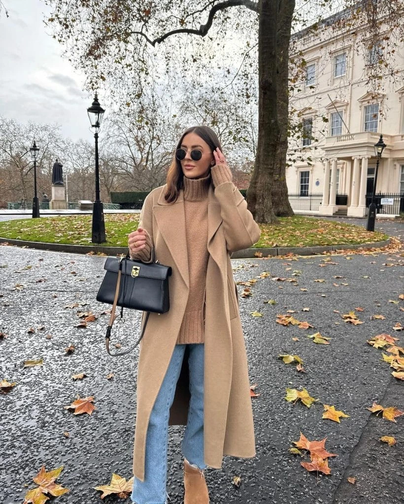 8- Rely on a Classic Camel Coat