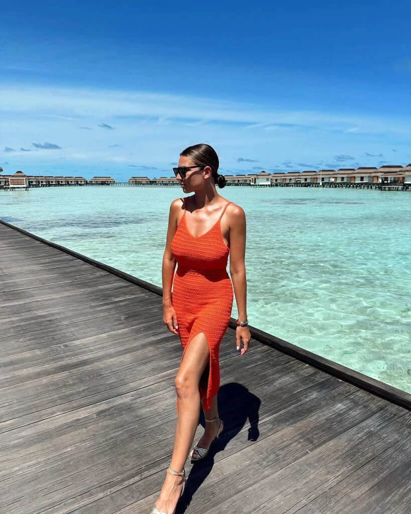 7- Resort-Ready Crochet Midi