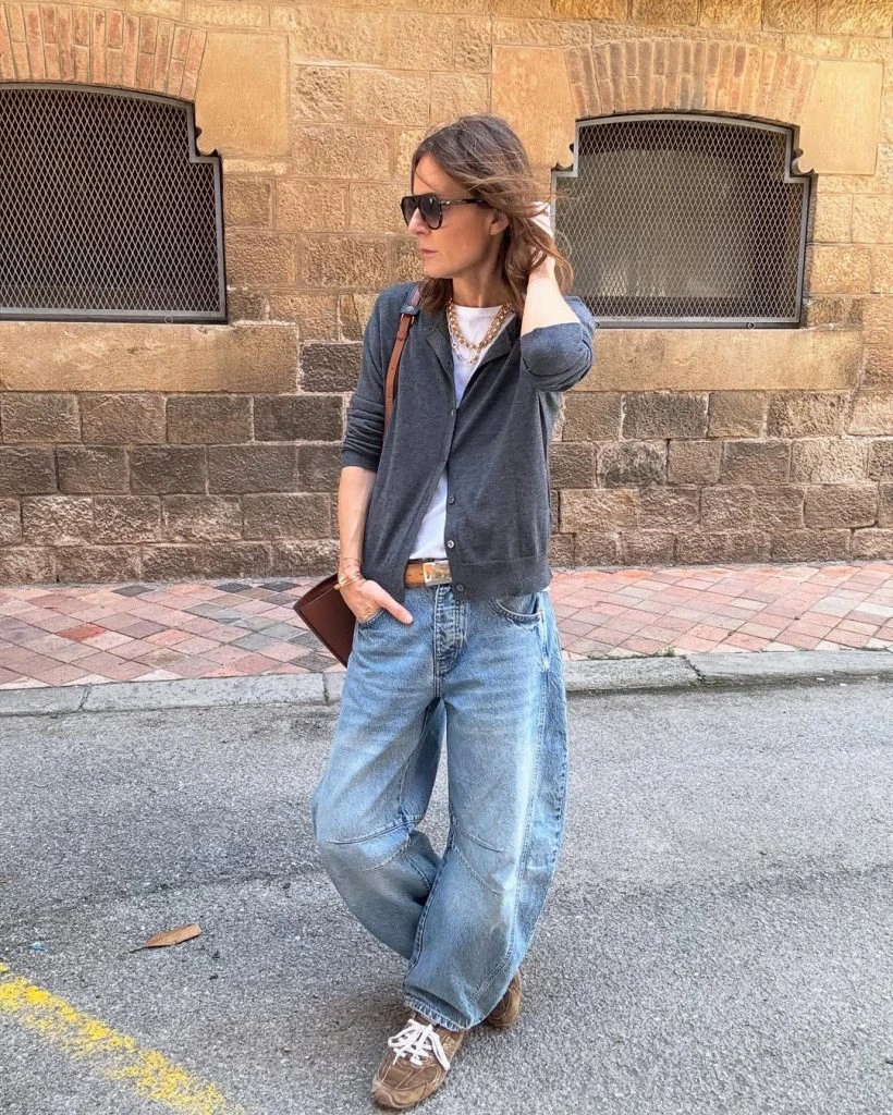 9- Soften the Shape with a Cardigan