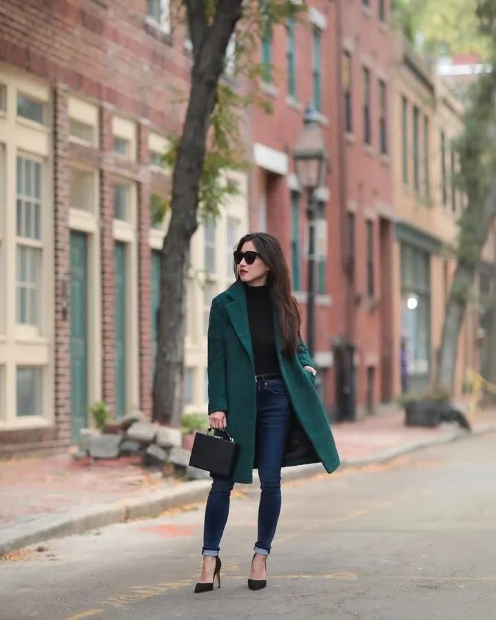 winter work outfits for petites Image Credit: @jeanwang