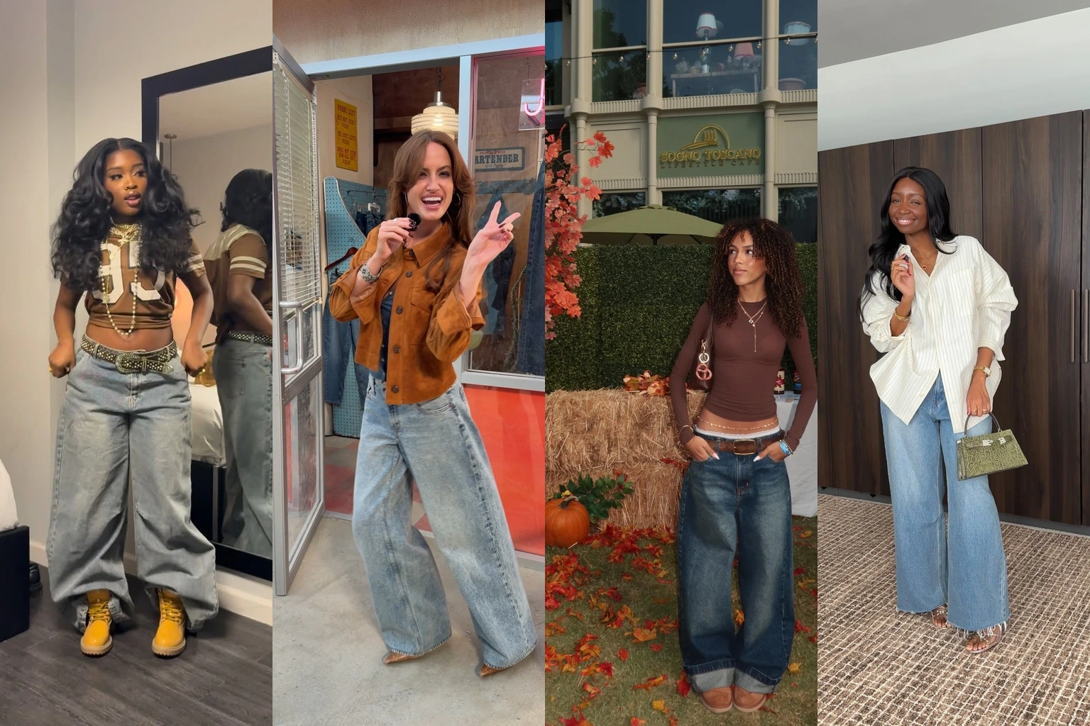 17 Baggy Jeans Outfit Ideas featured outfit collage
