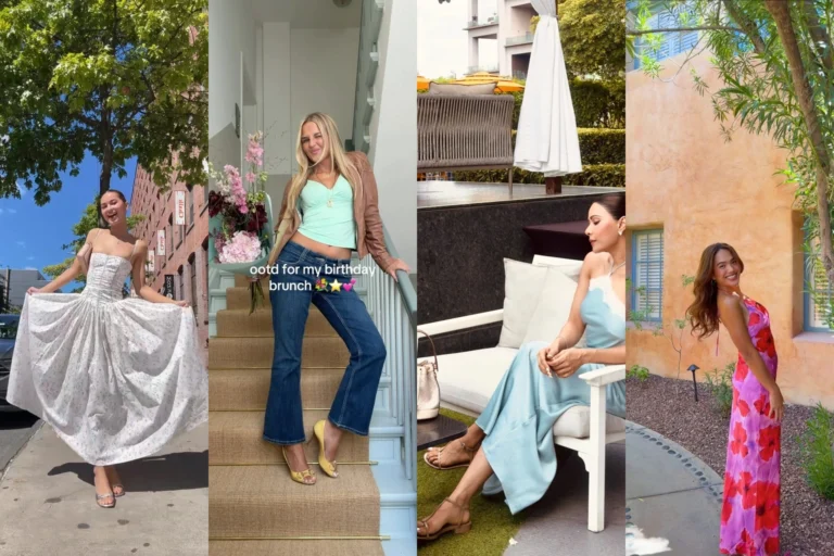 17 Birthday Brunch Outfit Ideas to Wear and Feel Amazing featured outfit collage