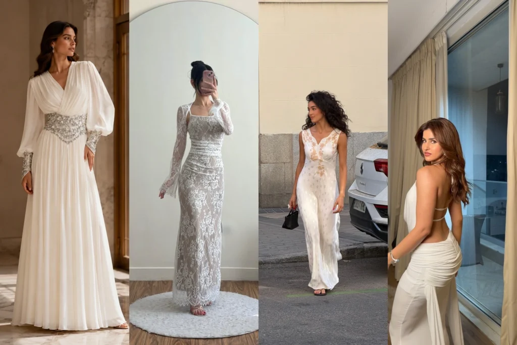 17 Long White Dress Outfit Ideas