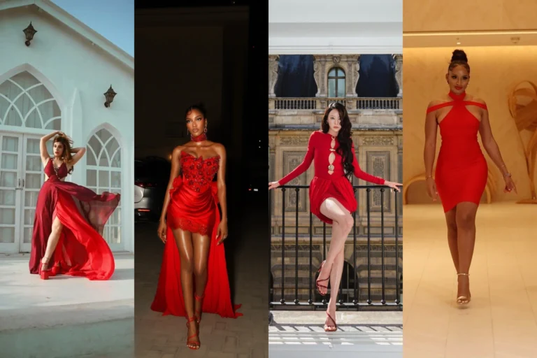 17 Red Dress with Heels Outfit Ideas featured outfit collage