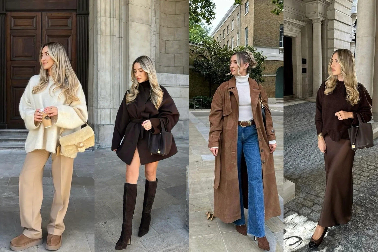 18 Cold Weather Outfit Ideas to Keep You Stylish and Warm featured outfit collage
