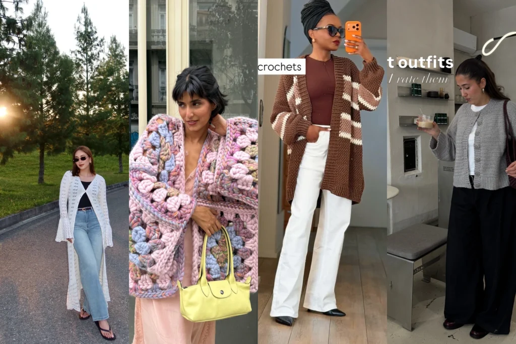 19 Cozy Crochet Cardigan Outfit Ideas