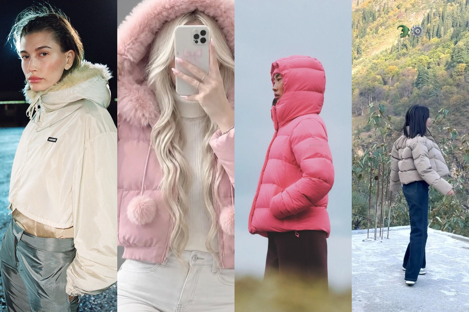 20 Cropped Puffer Jacket Outfit Ideas featured outfit collage