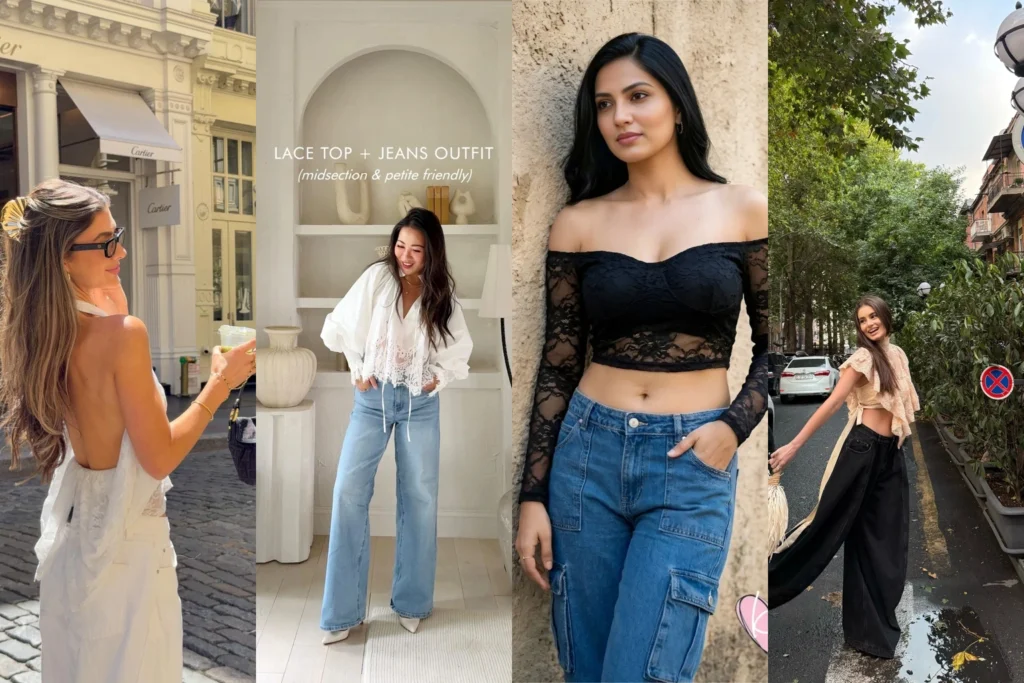 20 Lace Top Outfit Ideas to Inspire Your Next Look