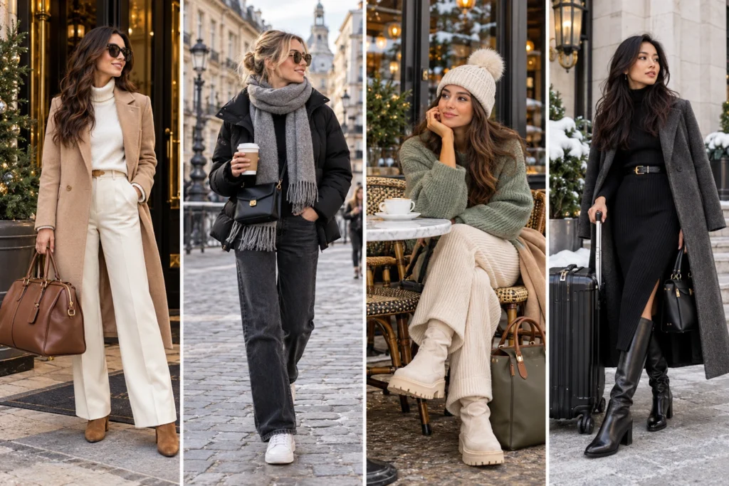 30 Winter Travel Outfits That Make Cold-Weather Dressing Easy