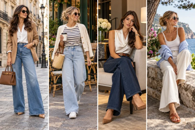 7 Easy Ways to Style Wide Leg Jeans
