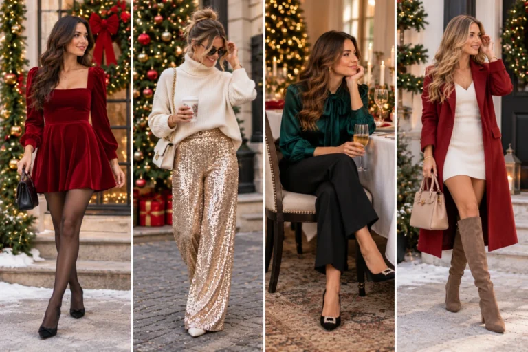 Christmas Outfit Ideas That Feel Festive, Polished, and Actually Wearable