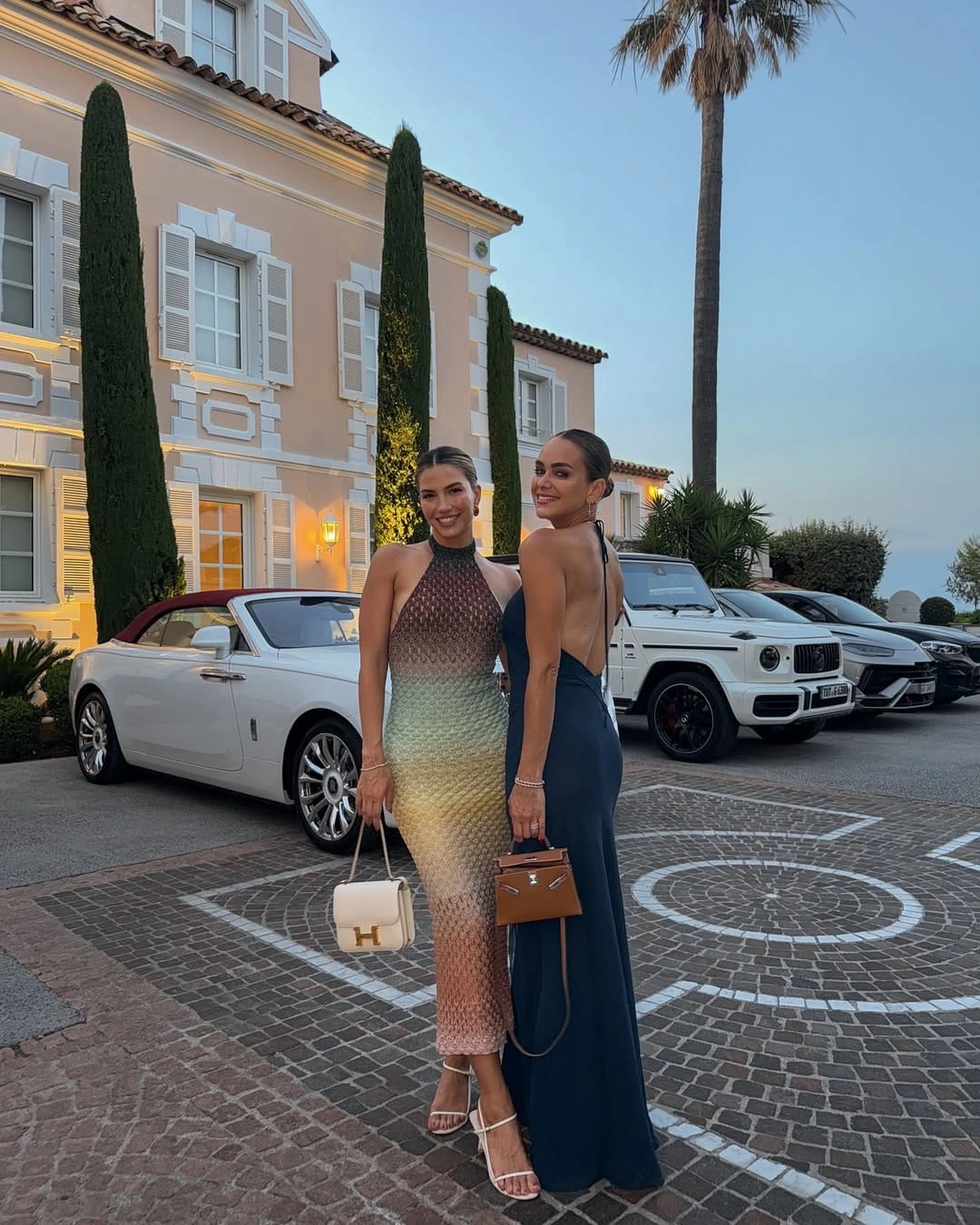 2- Ombre Halterneck Midi