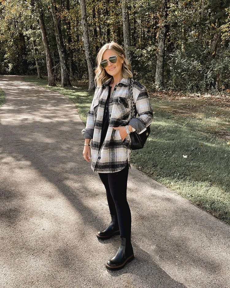 14- Plaid Shirt, Chelsea Boots