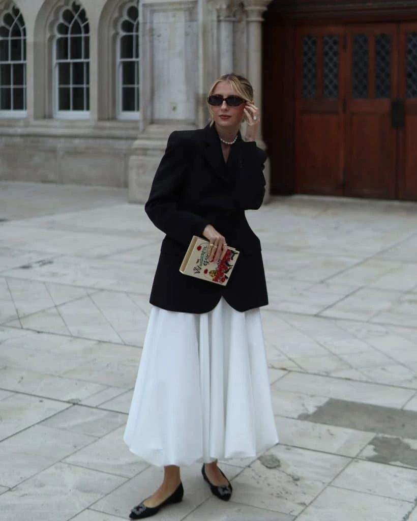 14- Polish the Maxi with a Blazer