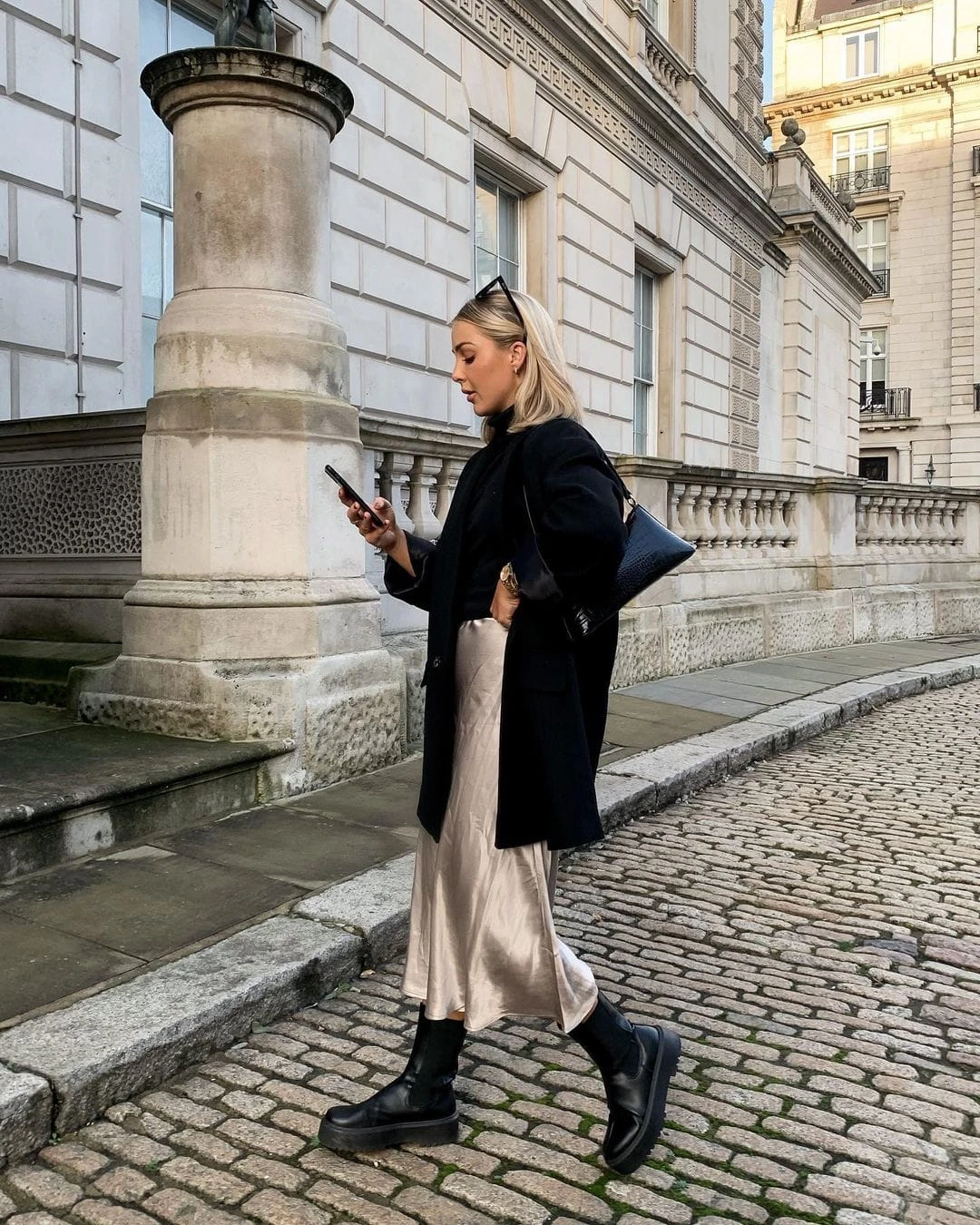 3- Wide-Leg Leather Trousers with a Soft Knit